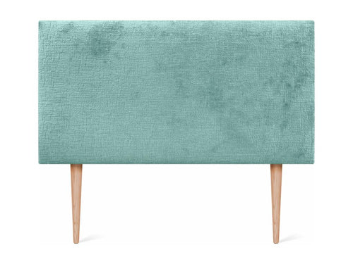 Boisona Tête de Lit laine naturelle 90x105cm avec pieds de Lit 80/90 - Vert d'eau IXKR88574