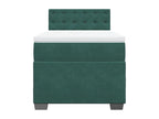 Sommier à lit avec matelas Vert foncé 100x200 cm PPJI97284