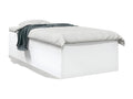 Cadre de lit sans matelas blanc 90x200 cm ZFEC81051