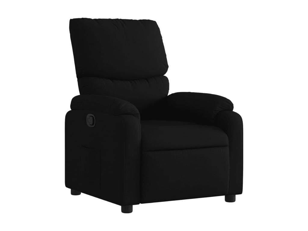 Fauteuil d'appoint en tissu noir