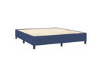 Sommier à Boisona de lit avec matelas Bleu 160x200 Tissu LKFJ56790