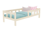 Lit 90x190 sommier et tiroir inclus Fence Bois SGCN13963