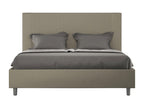 Lit coffre rembourrée 160x210 similicuir cappuccino Boisona MAPM96357