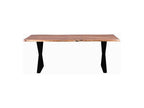 Table de Repas en Bois Boisona 180cm Marron / Noir ETED33615