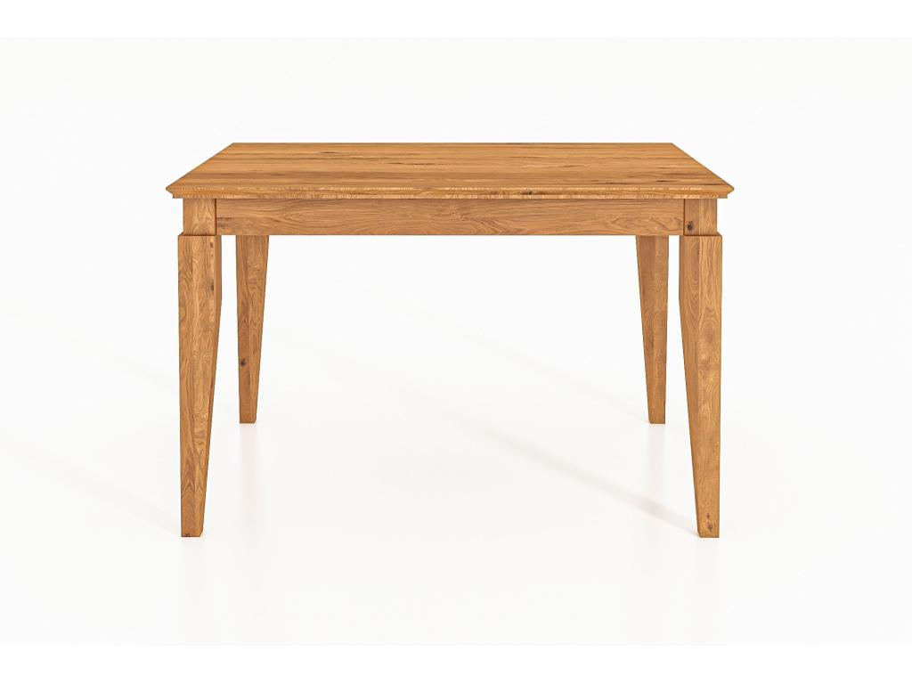 Boisona - Table avec plateau extensible en chêne sauvage huilé naturel JGRU03780