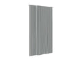 Paravent de balcon Anthracite et blanc 140x240 cm Tissu Boisona OVGS07632