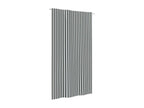 Paravent de balcon Anthracite et blanc 140x240 cm Tissu Boisona OVGS07632