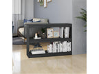 Bibliothèque/Séparateur de pièce Gris 100x30x71.5 cm Pin massif UULG09921