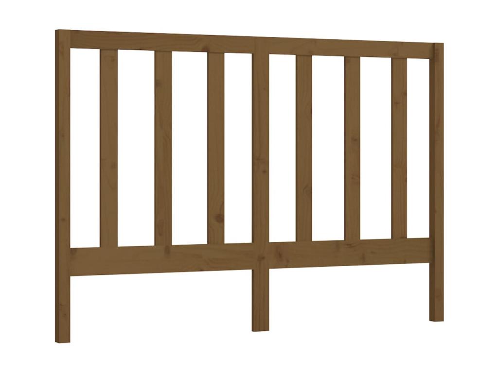 Tête de lit Marron miel 156x4x100 cm Bois massif de pin JKGH91855