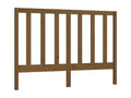 Tête de lit Marron miel 156x4x100 cm Bois massif de pin JKGH91855