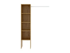 Armoire Boisona Structure pour dressing Cintre ouvert 138x40h186 cm Chêne Nodi QERU21060