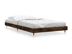Cadre de lit sans matelas chêne fumé 90x190cm bois d'ingénierie VBDK89335