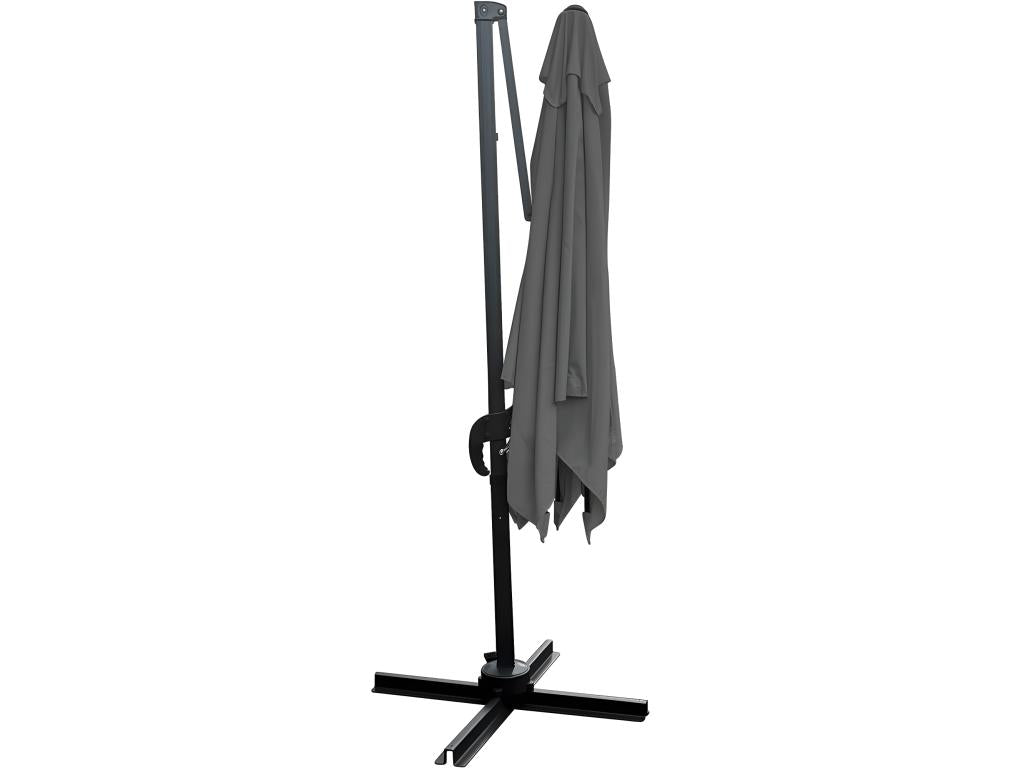 Parasol jardin déporté - 2,5x2,5 m - Gris MOXE49797