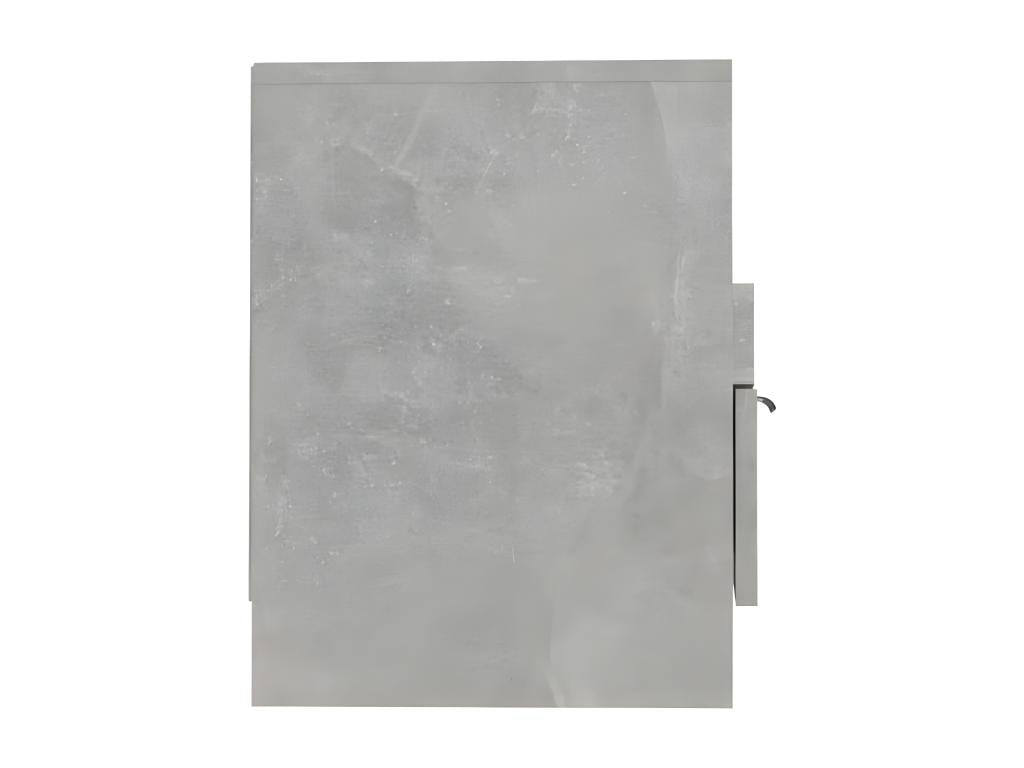 Meuble TV en bois d'ingénierie gris, 150 x 33,5 x 45 cm