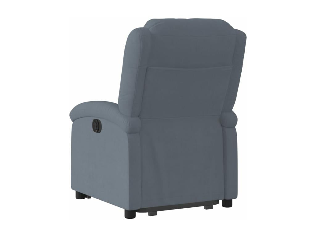 Fauteuil d'appoint en velours gris