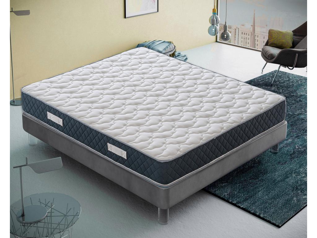 Matelas Mousse - Accueil Mémoire De Forme - Haut 21 Cm - Boisona - Haute Densité - 9 Zones 150x190 cm JUXH10316