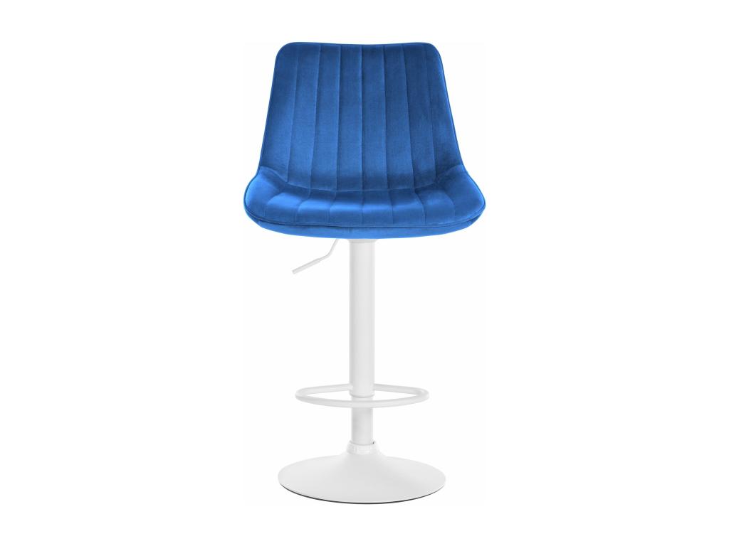 Tabouret de bar x1 métal blanc 49,5x50x91 cm 10 0005432 ZLBW36683