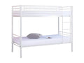 Lit superposé Séparable métal Boisona 1 1 Blanc 90x190 cm FGLL04683