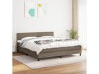 Lit à sommier tapissier avec matelas Boisona 180x200 cm Tissu YWHS32484