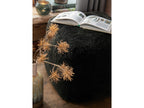 Pouf Carré Déco Peau de Mouton 45cm Vert CXOR37570