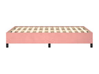 Cadre de lit rose 120x190 velours CFBS23065