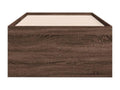 Lit de jour avec tiroirs sans matelas chêne marron 90x200 cm GMBT95860