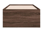 Lit de jour avec tiroirs sans matelas chêne marron 90x200 cm GMBT95860