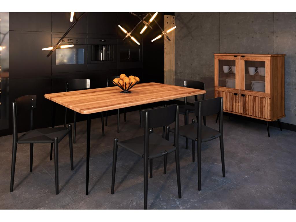 Boisona - Table en cœur de hêtre huilé naturel 100x180 QQPQ89267