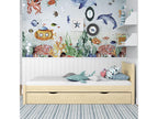 Lit simple en bois - avec tiroir N02 Pin Clair 120x190 ZJPR84686