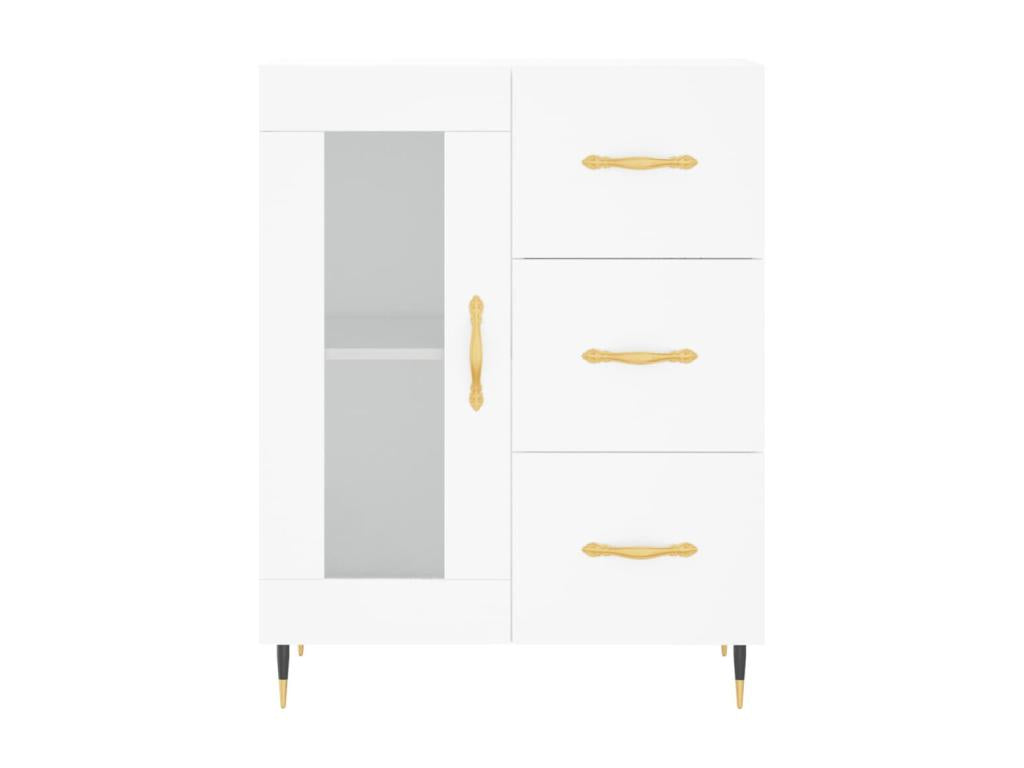Buffet blanc 69,5x34x90 cm bois d'ingénierie QGTA25959