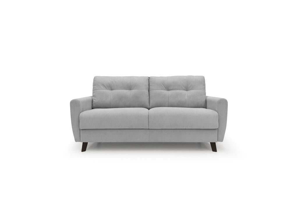 Boisona Canapé lit convertible en tissu doux imperméable T02 208 cm mat- 160x197 gris clair WEPZ96044
