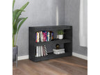 Bibliothèque/Séparateur de pièce Gris 100x30x71.5 cm Pin massif UULG09921