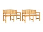 Ensemble à manger de jardin 5pcs Bois de teck massif TBUS04183