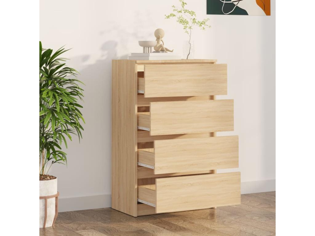 Buffet Chêne 60x35x98,5 cm Bois d'ingénierie AGBU81608