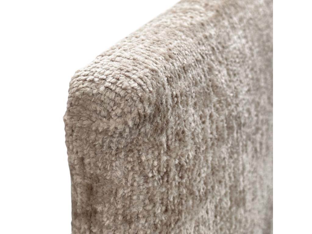 Boisona Tête de Lit en laine Naturelle 90x50cm pour Lit 80/90 - Beige YLXG71754