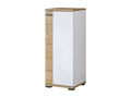Meuble bas 1 porte Boisona coloris chêne et blanc BUKC64661