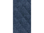 Lot de 2 Tabouret de bar - Tissu / Métal - Bleu - Boisona AXME25533