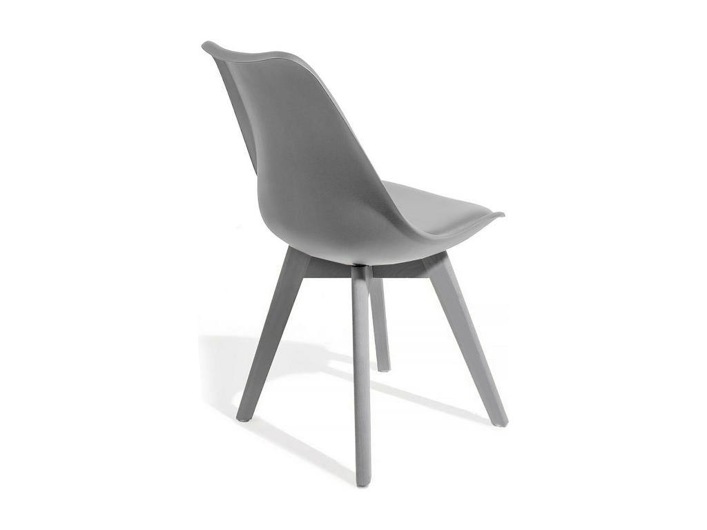 Lot de 4 chaises GRIS HJKC68019