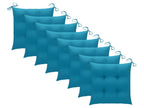 Chaises à manger d'extérieur lot de 8 et coussins Boisona massif BYOB92082