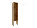 Armoire Boisona Structure pour dressing Cintre ouvert 138x40h186 cm Chêne Nodi QERU21060