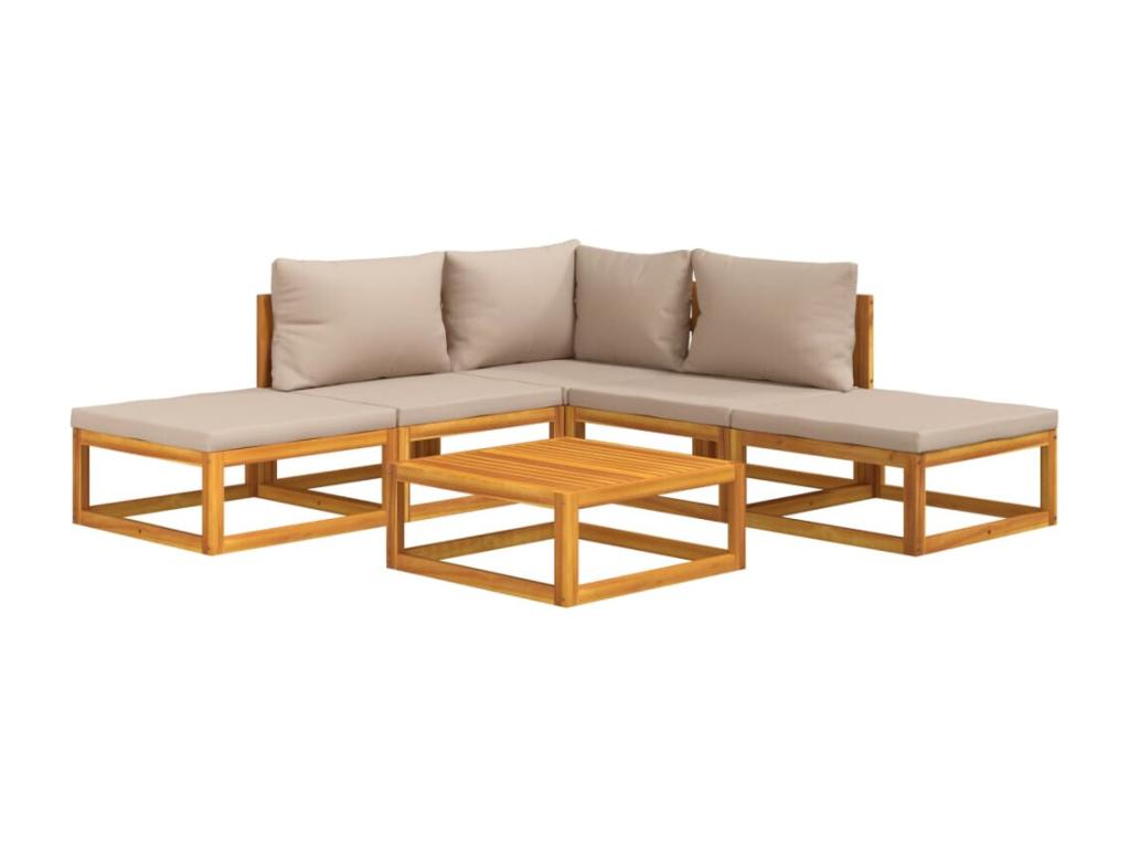 Salon de jardin meuble bois marron 68x70.5x65 cm 02 0016949 GXRL36188