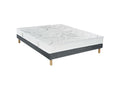 Ensemble Lysvia MORPHOZONE 215 Sommier Tradition Graphic 13cm Pieds 130x200 Latex COVT57886