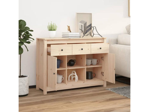 Buffet 100x35x74,5 cm Bois massif de pin VAJR95216