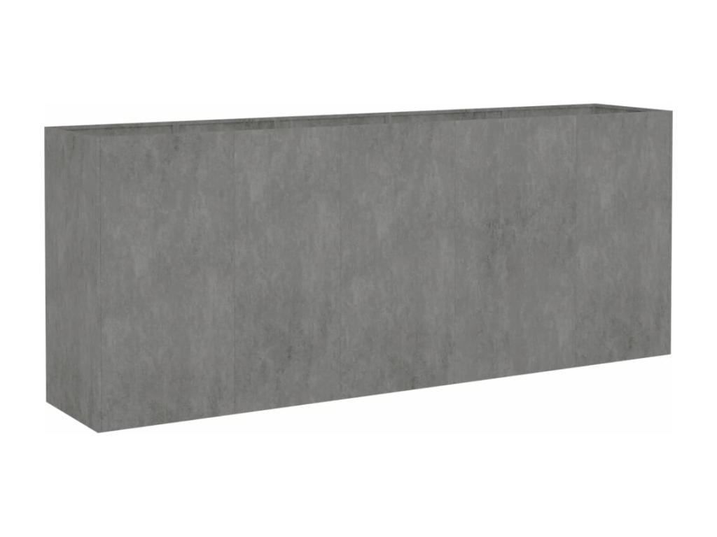 Lit surélevé de jardin 200x40x80 acier corten JZUG86333