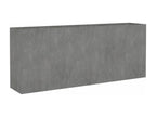 Lit surélevé de jardin 200x40x80 acier corten JZUG86333