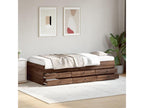 Lit de jour avec tiroirs sans matelas chêne marron 90x200 cm GMBT95860