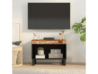 Meuble TV en bois massif, 60 x 33 x 43,5 cm
