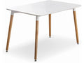 Boisona - Table Rectangulaire Style Scandinave - Blanc SVSI96191