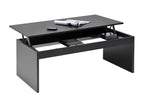 Table basse plateau relevable Boisona 100x50cm / Noir XMLK05189