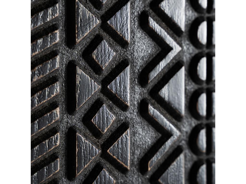 Armoire en bois de frêne noir en 70x35x160 cm KVUM22054
